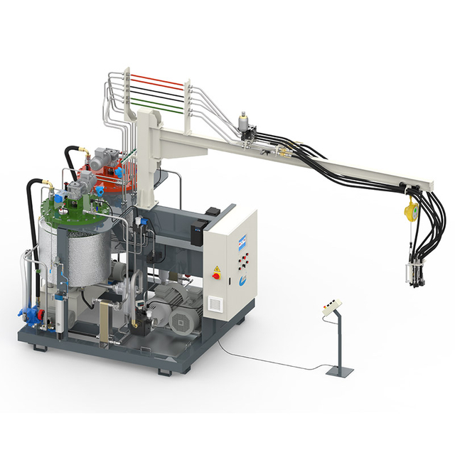 Двухкомпонентная машина для вспенивания полиуретана высокого давления